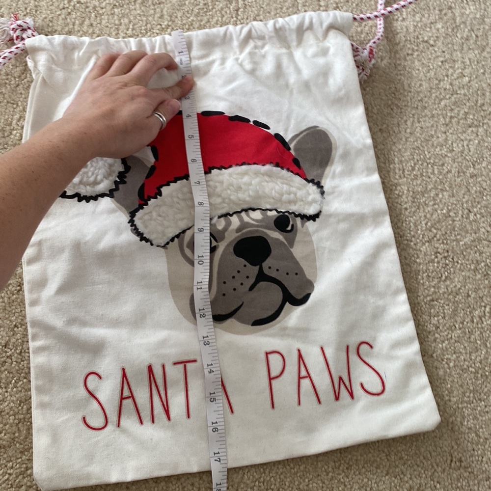Santa Paws Drawstring bag - Picture 6 of 6